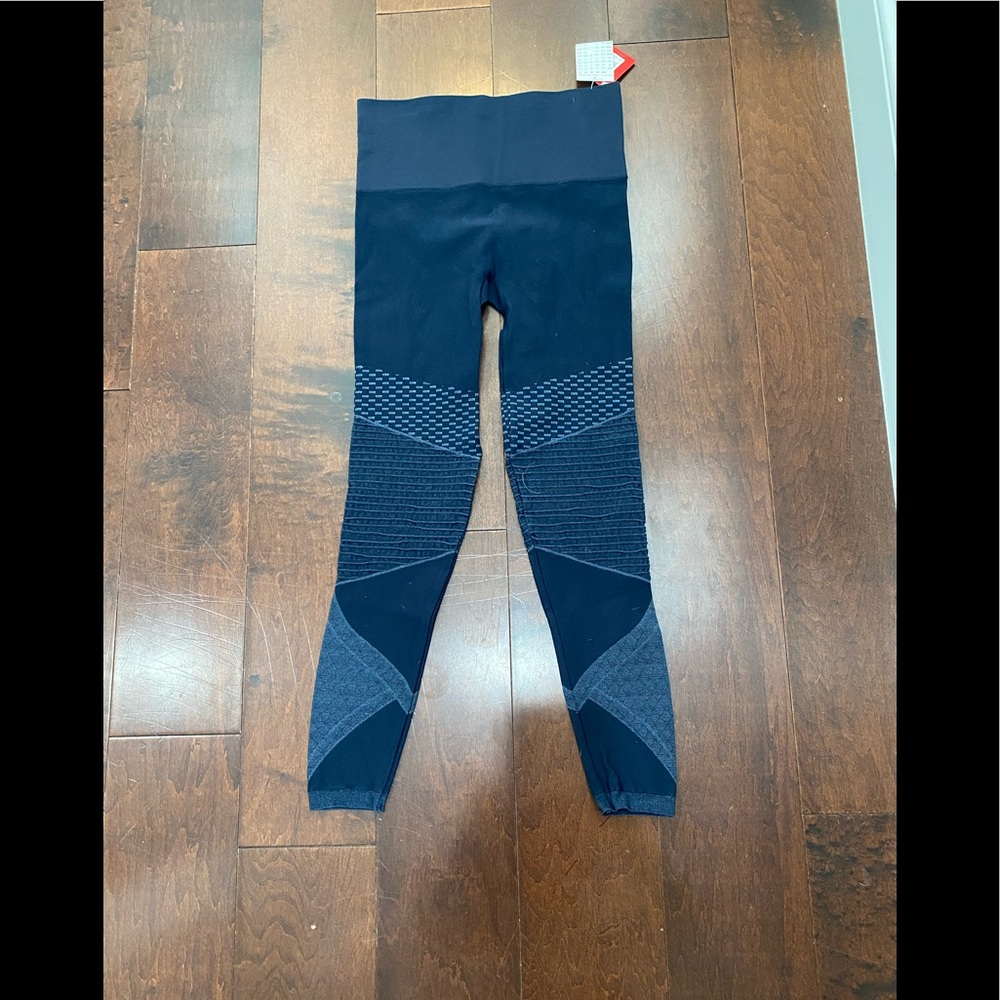 NWT Spanx moto leggings in indigo sky size M